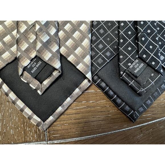 Lot x 5 Designer Ties Michael Kors Kenneth Cole Polo Ralph Lauren - Picture 3 of 5